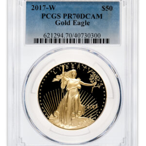 2017-W 1 oz Proof Gold Eagle $50 PCGS PR70