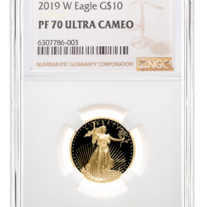 2019-W 1/4 oz Proof Gold Eagle $10 NGC PF70