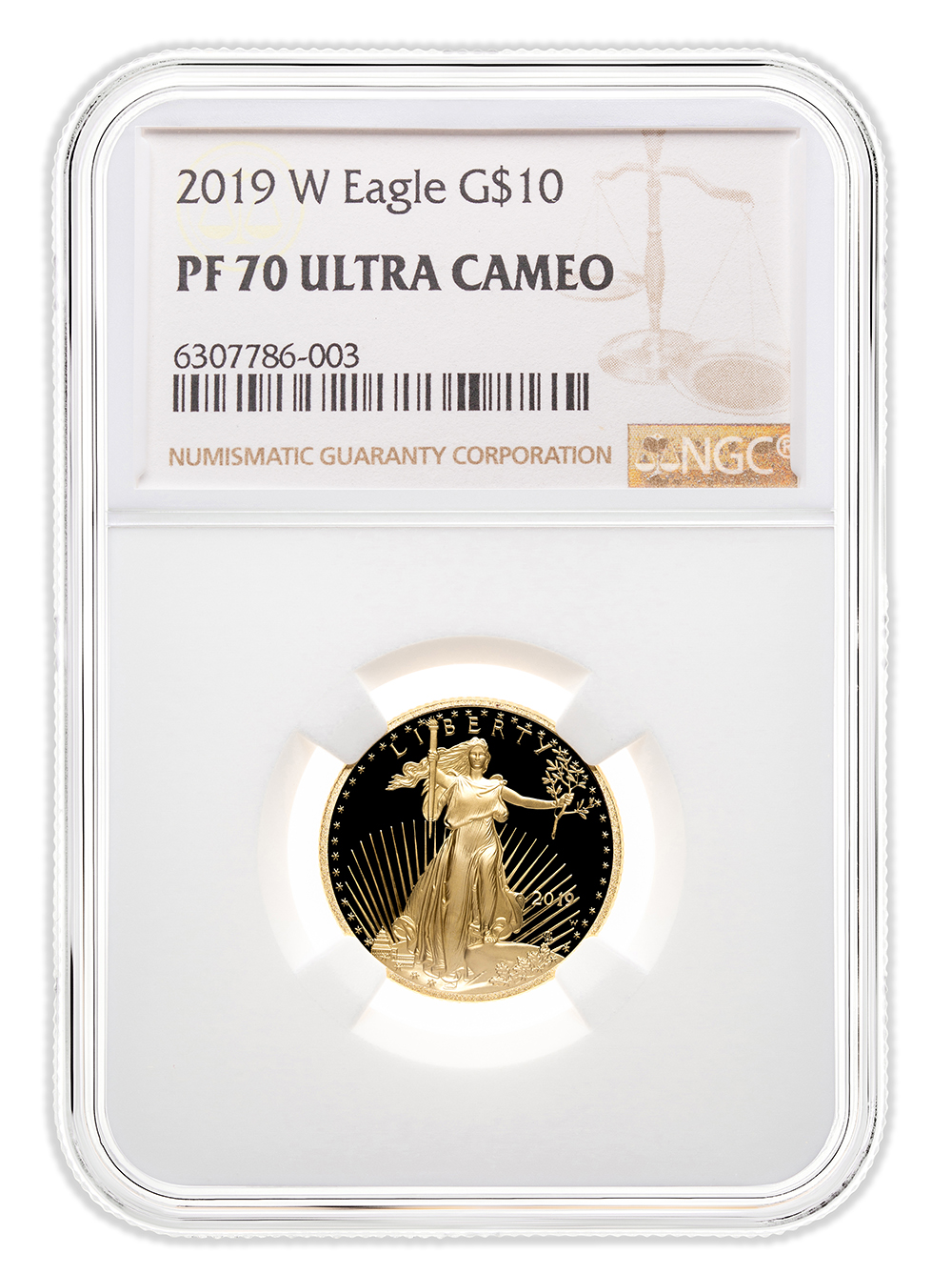 2019-W 1/4 oz Proof Gold Eagle $10 NGC PF70