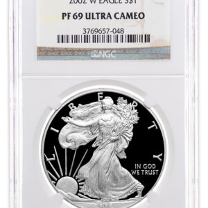 2002-W Proof Silver Eagle NGC PF69