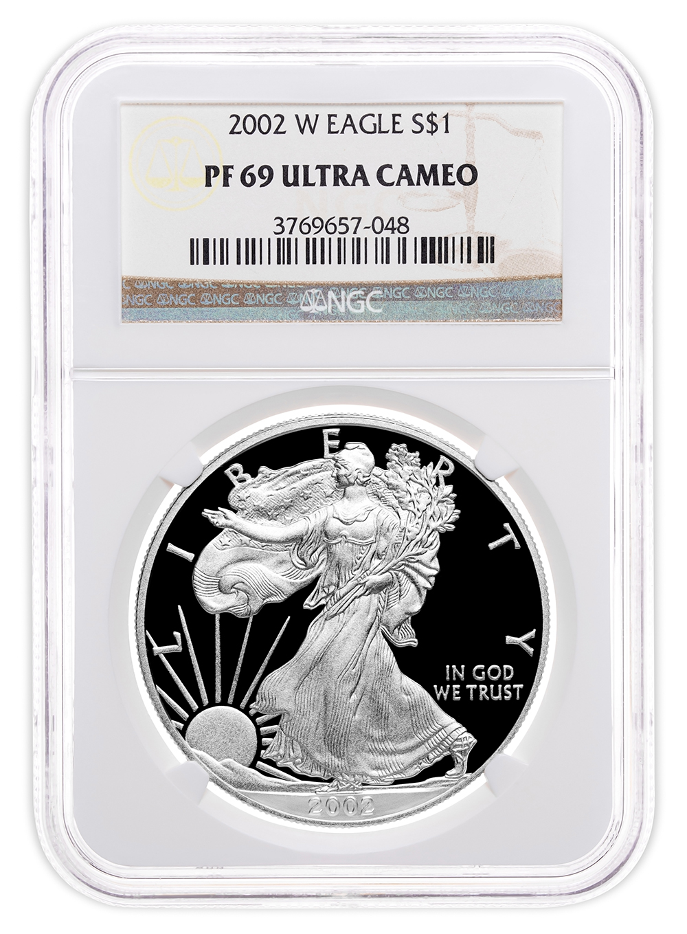 2002-W Proof Silver Eagle NGC PF69