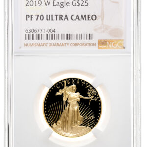 2019-W 1/2 oz Proof Gold Eagle $25 NGC PF70