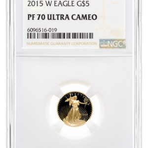 2015-W 1/10 oz Proof Gold Eagle $5 NGC PF70
