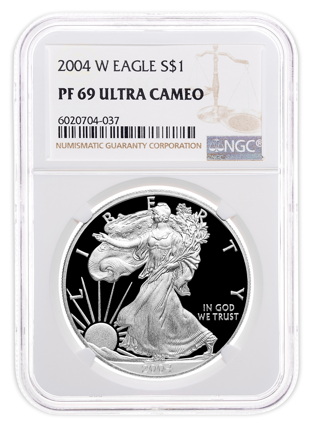 2004-W Proof Silver Eagle NGC PF69