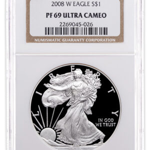 2008-W Proof Silver Eagle NGC PF69