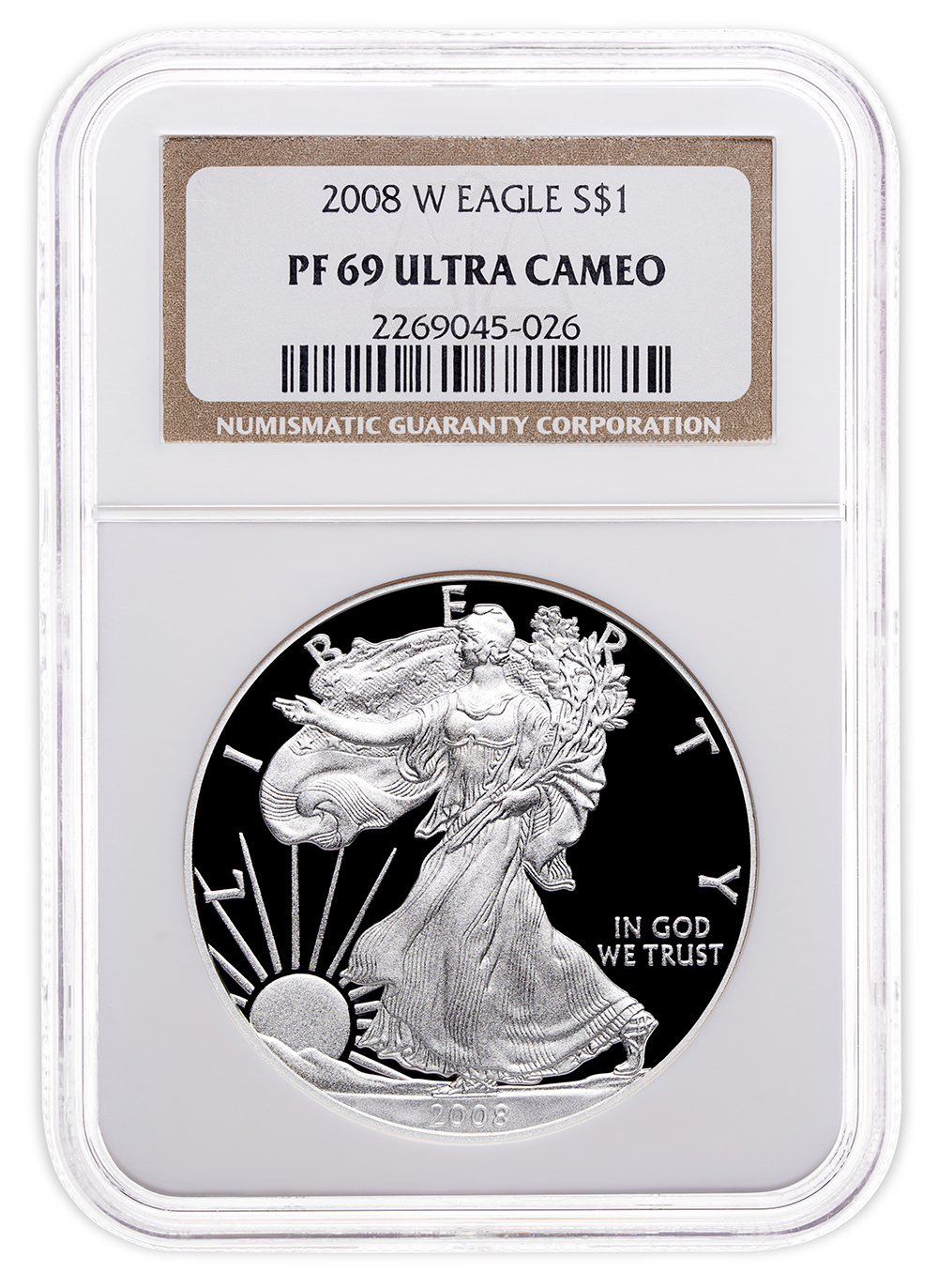 2008-W Proof Silver Eagle NGC PF69