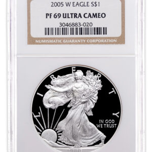 2005-W Proof Silver Eagle NGC PF69