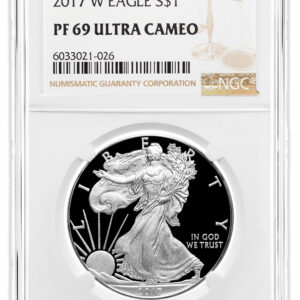 2017-W Proof Silver Eagle NGC PF69
