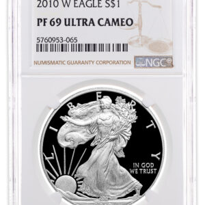 2010-W Proof Silver Eagle NGC PF69