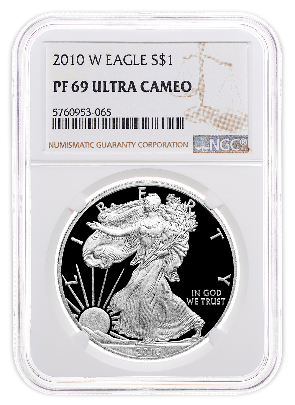 2010-W Proof Silver Eagle NGC PF69