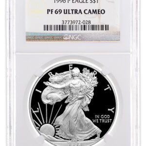 1996-P Proof Silver Eagle NGC PF69