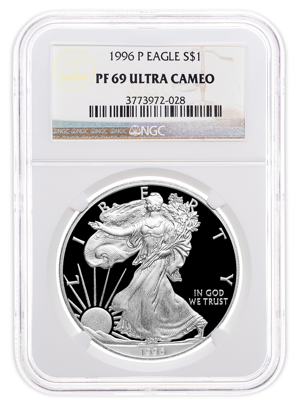 1996-P Proof Silver Eagle NGC PF69