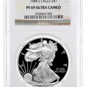 1988-S Proof Silver Eagle NGC PF69