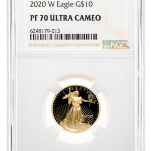 2020-W 1/4 oz Proof Gold Eagle $10 NGC PF70