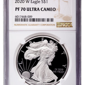 2020-W Proof Silver Eagle NGC PF70