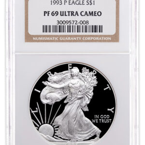 1993-P Proof Silver Eagle NGC PF69