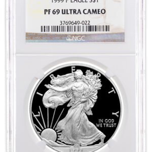 1999-P Proof Silver Eagle NGC PF69