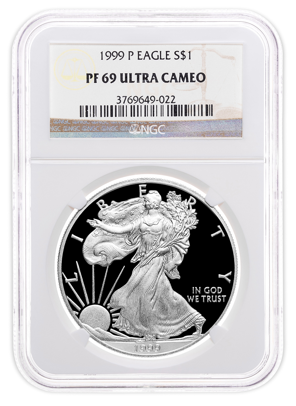 1999-P Proof Silver Eagle NGC PF69