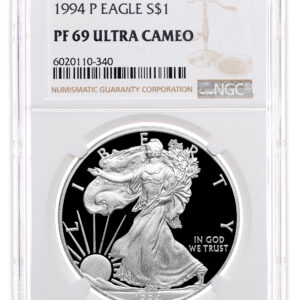 1994-P Proof Silver Eagle NGC PF69