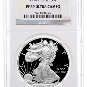 1998-P Proof Silver Eagle NGC PF69