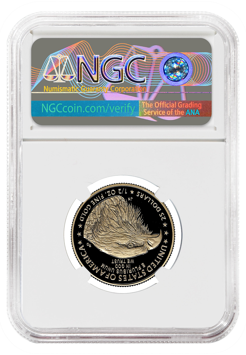 2021-W 1/2 oz Proof Gold Eagle $25 NGC PF70 - Type 2
