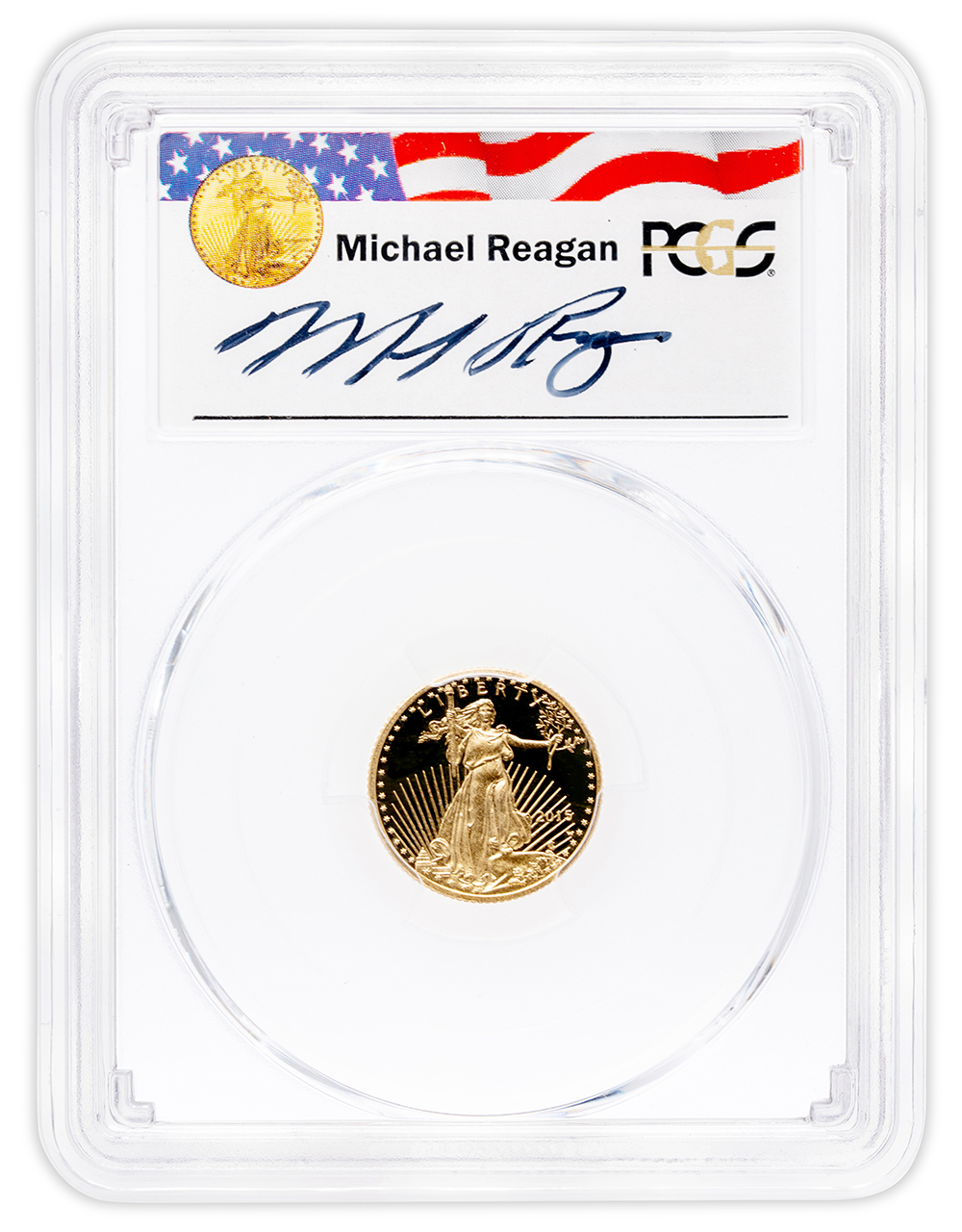 2015-W 1/10 oz Proof Gold Eagle $5 PCGS PR70