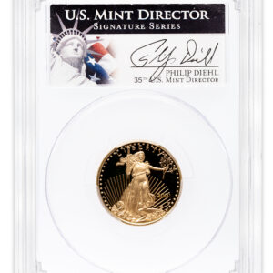 2001-W 1/4 oz Proof Gold Eagle $10 PCGS PR70