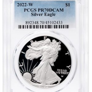 2022-W Proof Silver Eagle PCGS PR70