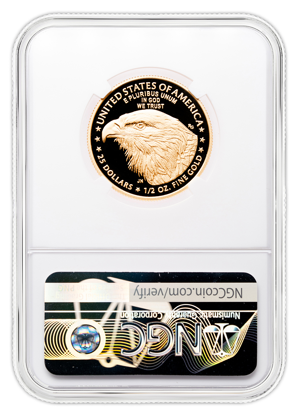2022-W 1/2 oz Proof Gold Eagle $25 NGC PF70