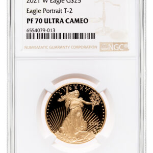 2022-W 1/2 oz Proof Gold Eagle $25 NGC PF70