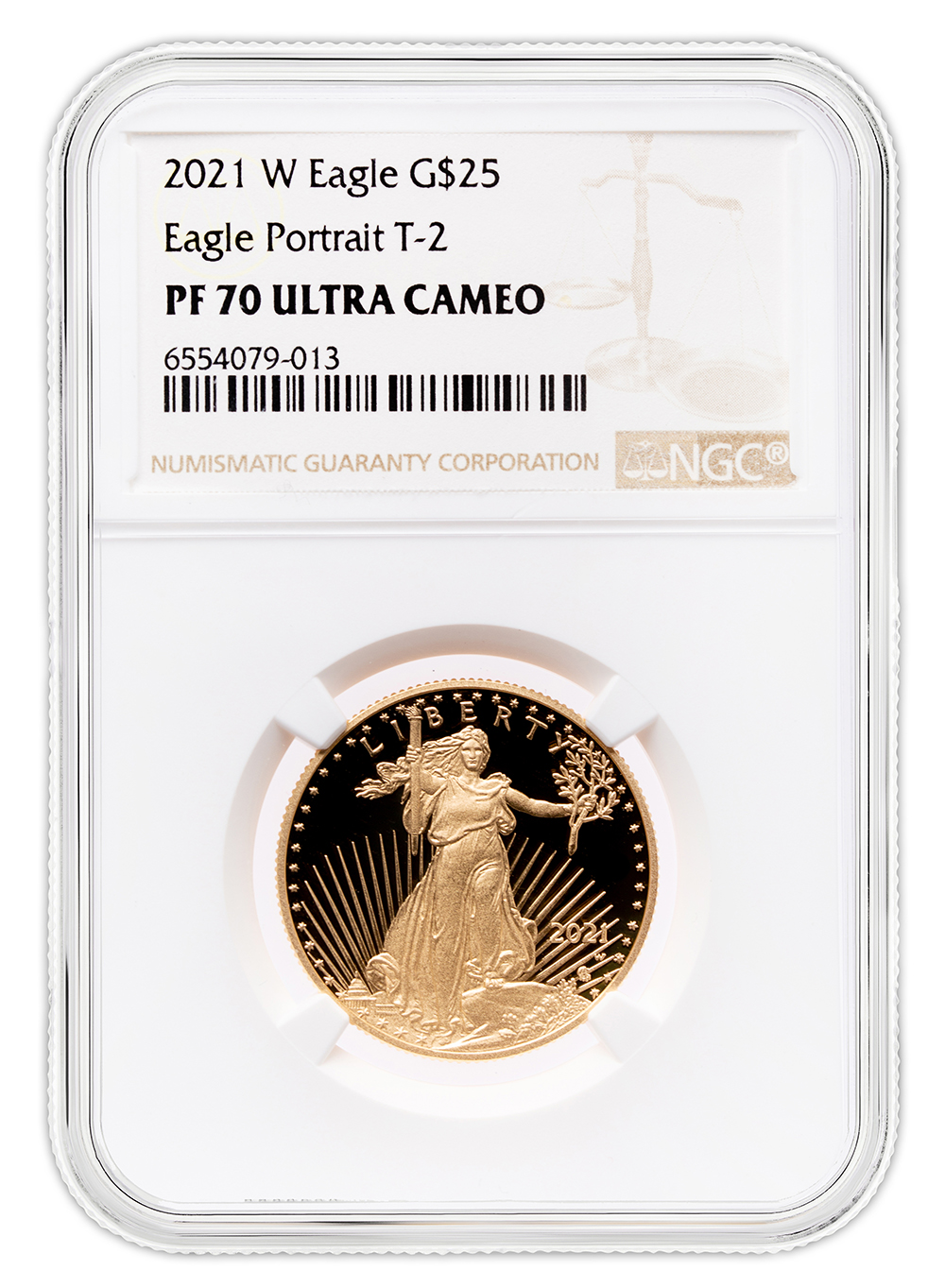 2022-W 1/2 oz Proof Gold Eagle $25 NGC PF70