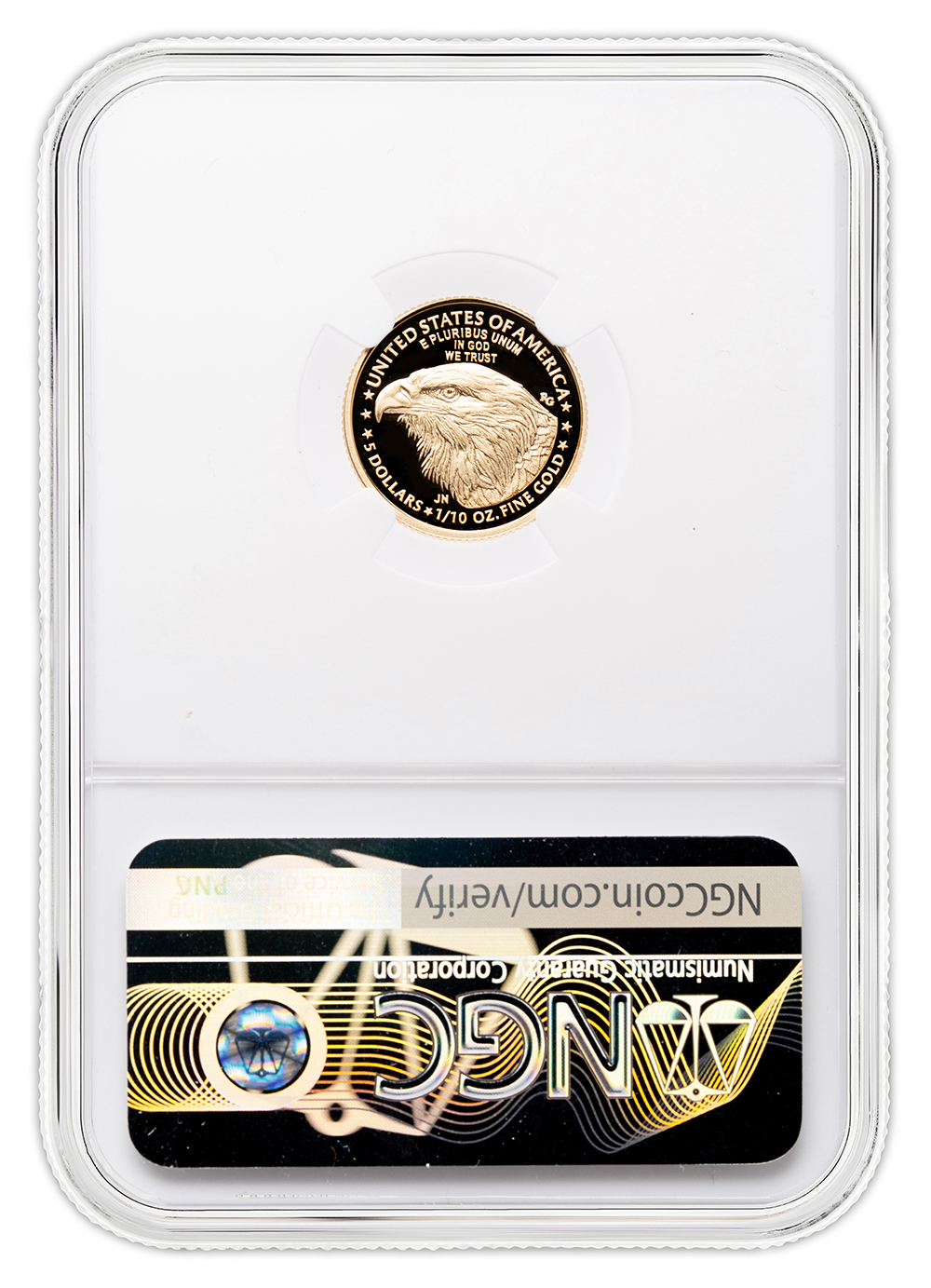 2022-W 1/10 oz Proof Gold Eagle $5 NGC PF70