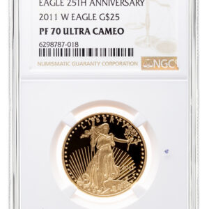 2011-W 1/2 oz Proof Gold Eagle $25 NGC PF70