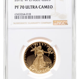 2012-W 1/2 oz Proof Gold Eagle $25 NGC PF70