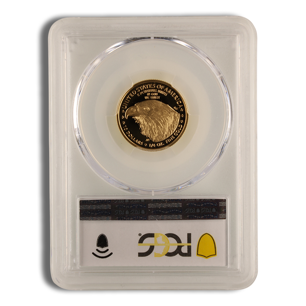 2021-W 1/4 oz Proof Gold Eagle $10 PCGS PR70 - Type 2