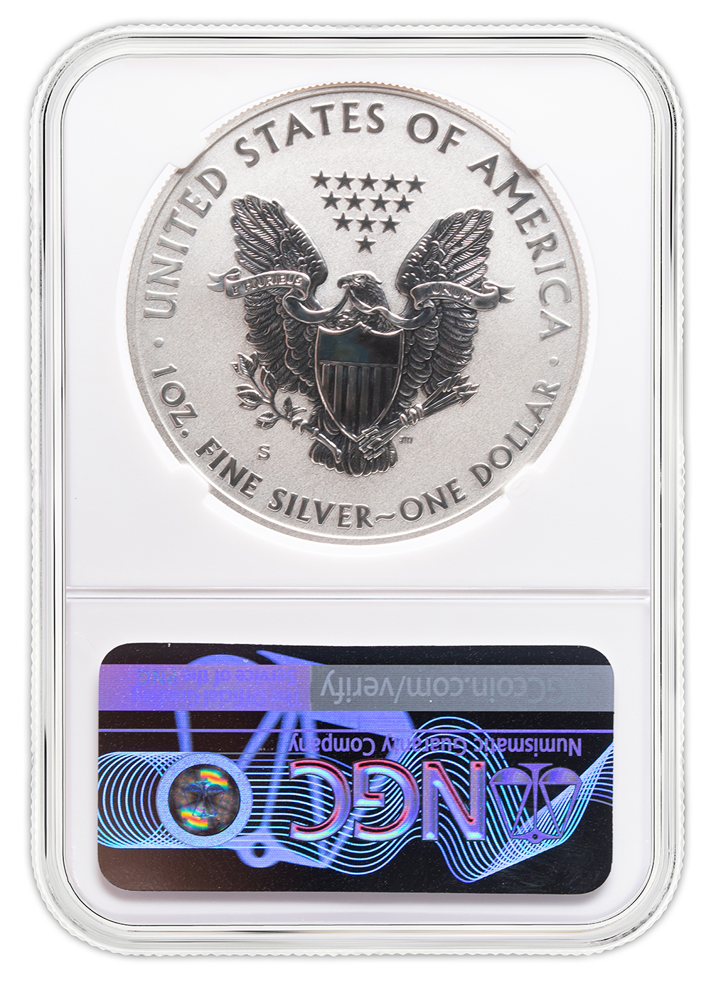 2012-S Reverse Proof Silver Eagle NGC PF70 Anni Set Designation