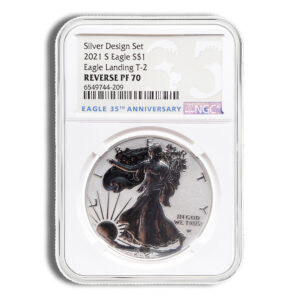 2021-S Reverse Proof Silver Eagle NGC PF70 – Type 2
