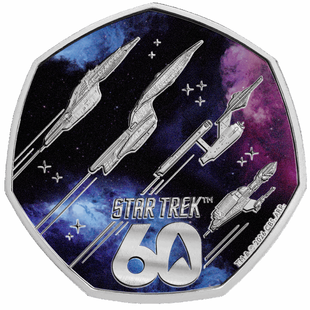 star trek 60 silver coin